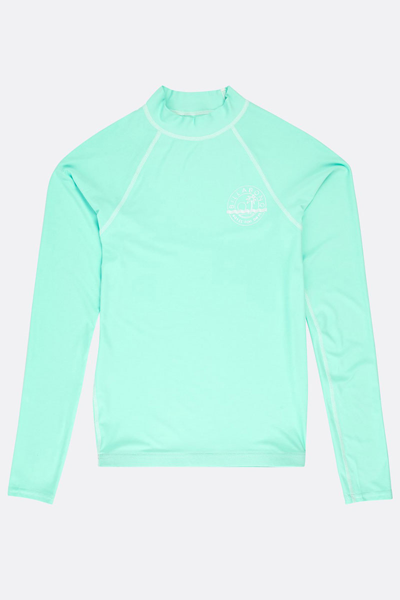 

Гидрофутболка Billabong Logo In LS, seagreen, L INT, Logo In LS