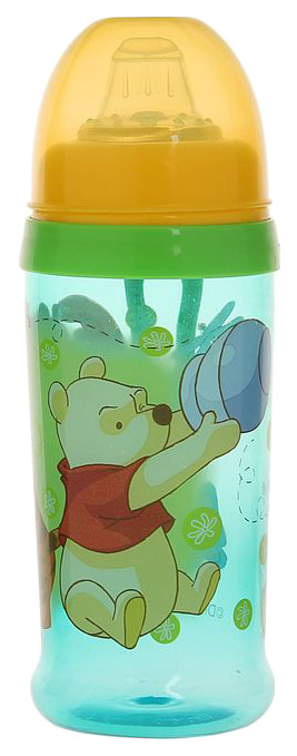 

Поильник Lubby Disney baby Медвежонок Винни с мягким носиком и клипсой от 6 мес 360 мл, Разноцветный