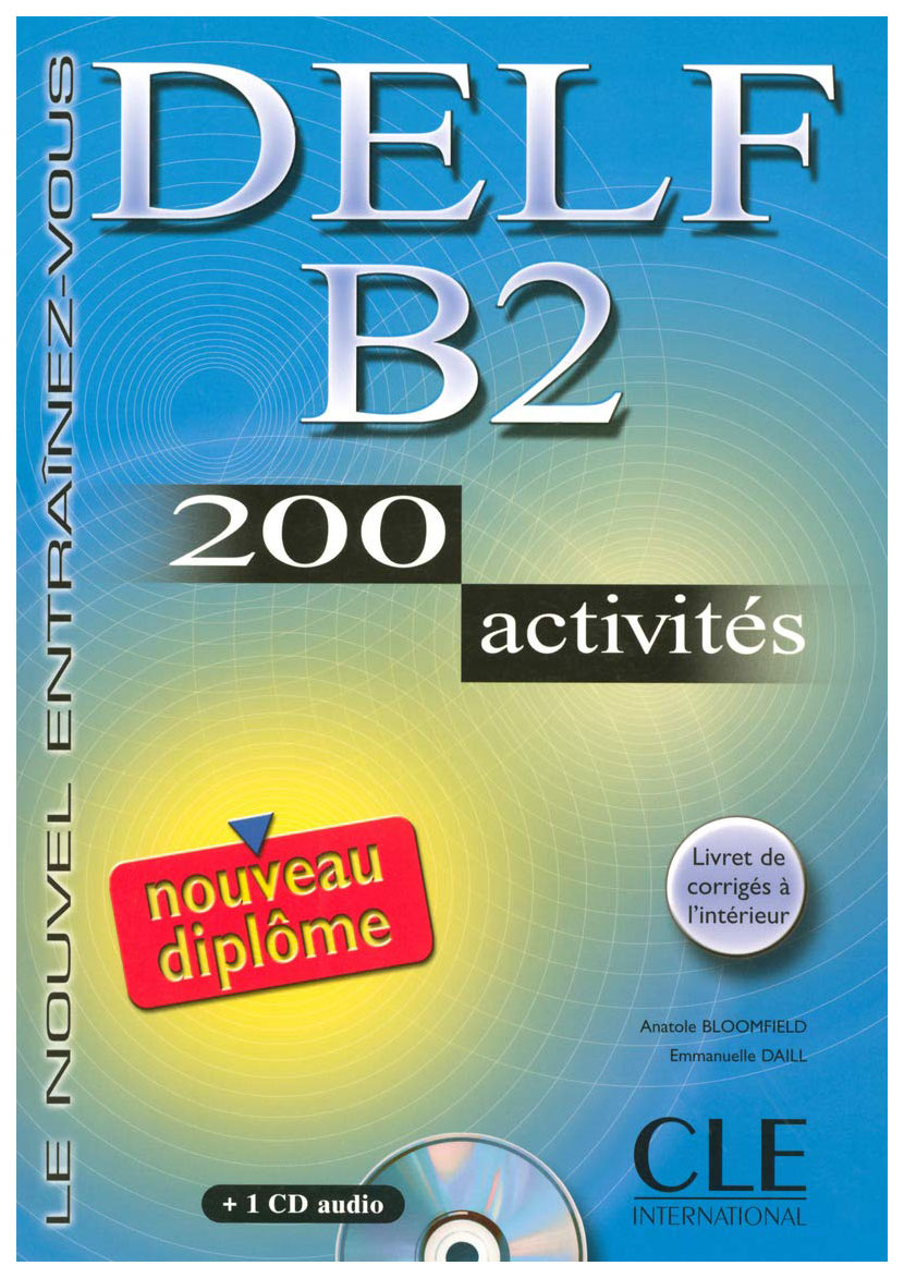 фото Книга cle international "delf b2, 200 activites (+ audio cd)"