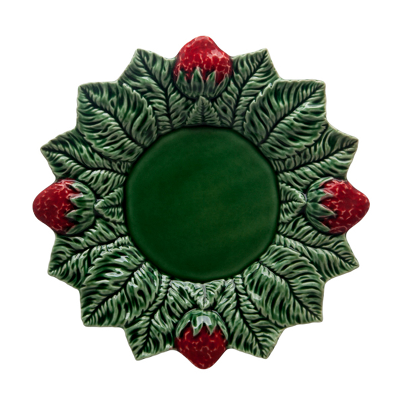 

Тарелка для фруктов Bordallo Pinheiro Strawberries 20x20x2,5 см