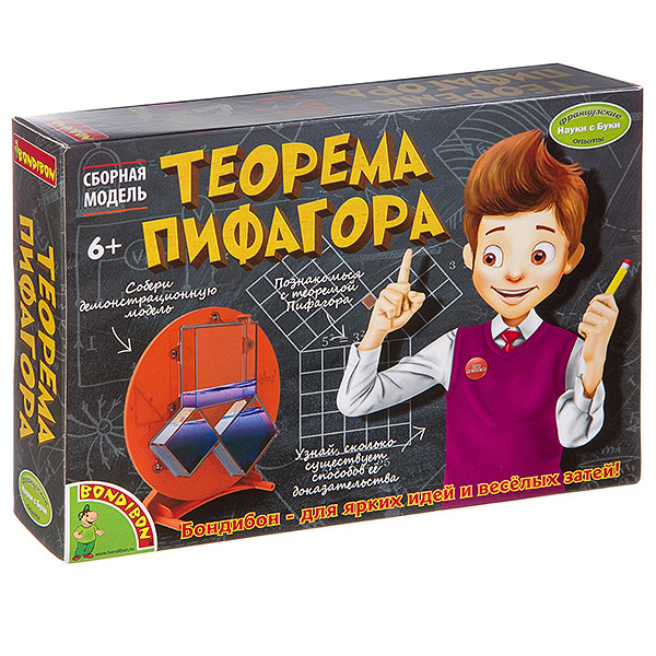 

Французские опыты "Науки с Буки. Теорема Пифагора", арт. EK-D077