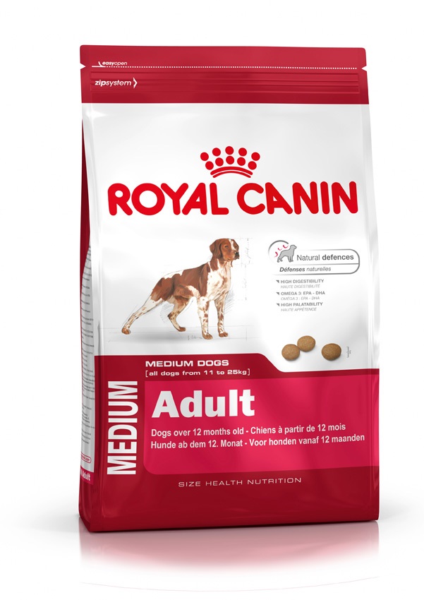 фото Сухой корм для собак royal canin adult medium, рис, птица, свинина, 18кг