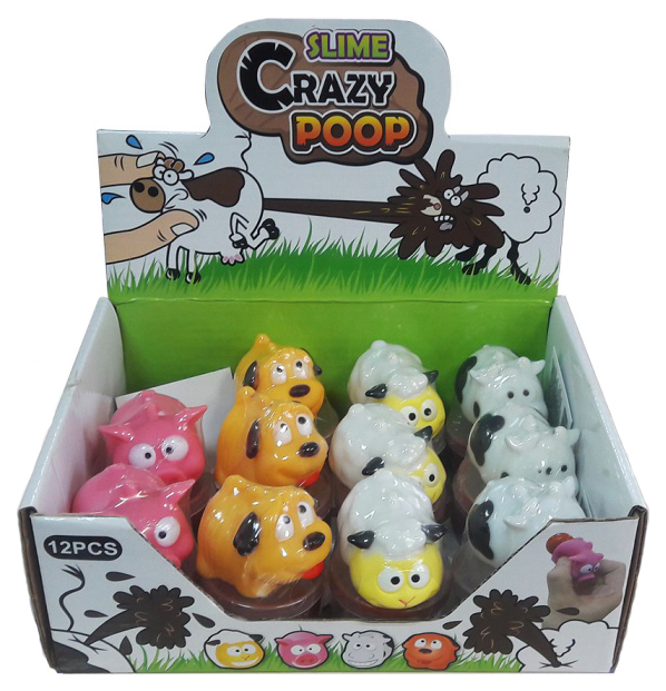 фото Игрушка-антистресс слайм crazy в ассортименте junfa toys