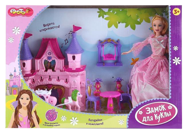 фото Замок для куклы dolly toy розовые мечты, со световыми и звуковыми эффектами