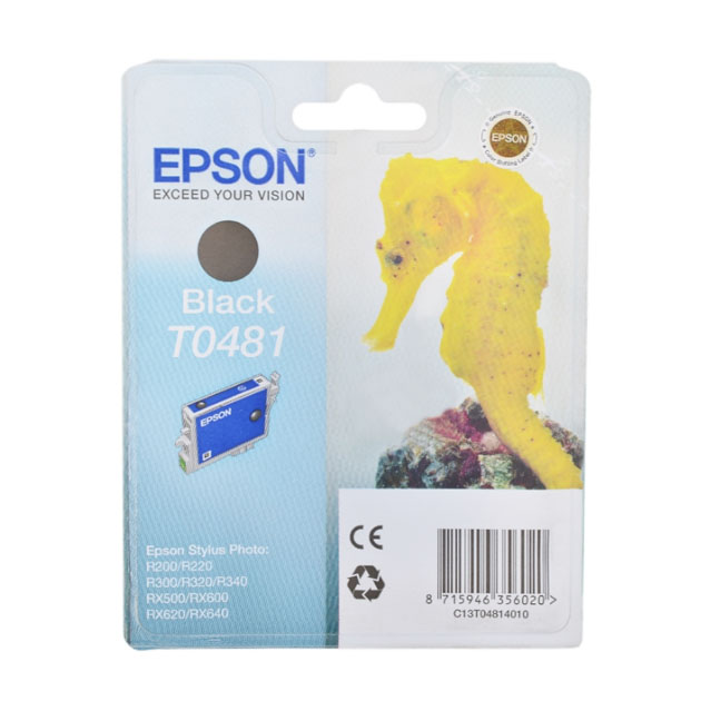 

Картридж для струйного принтера Epson T0481 (C13T04814010) черный, оригинал, T048140