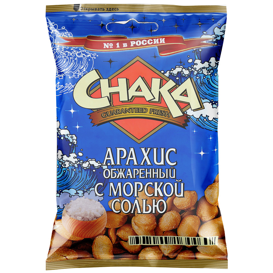 

Арахис Chaka обжаренный с морской солью 80г
