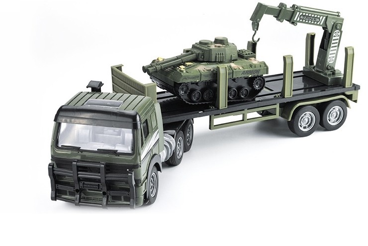 

Радиоуправляемый грузовик-трейлер с танком CityTruck 1:18 Zhoule Toys 551-B2