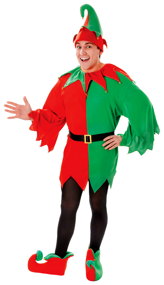 фото Карнавальный костюм bristol эльф, цв. зеленый; красный р.170