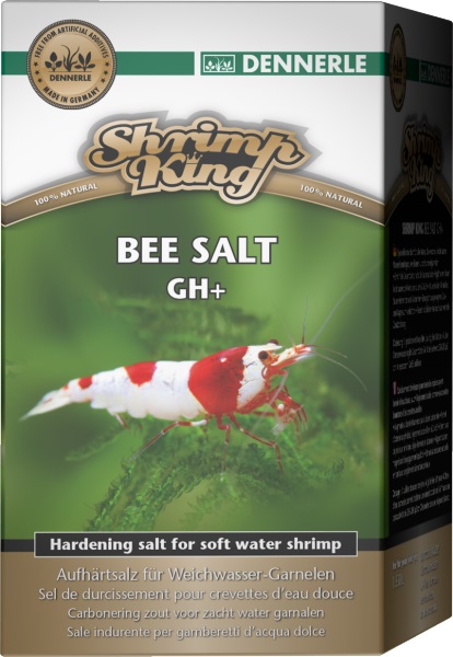 Соль минеральная Dennerle Shrimp King Bee Salt GH+, 200 г