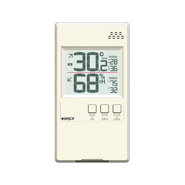 Электронный термометр гигрометр RST 01593 гигрометр термометр сенсорный с часами и будильником 1260g