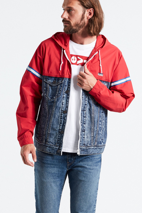 фото Куртка levis unbasic trucker parka разноцветный р.s levi's