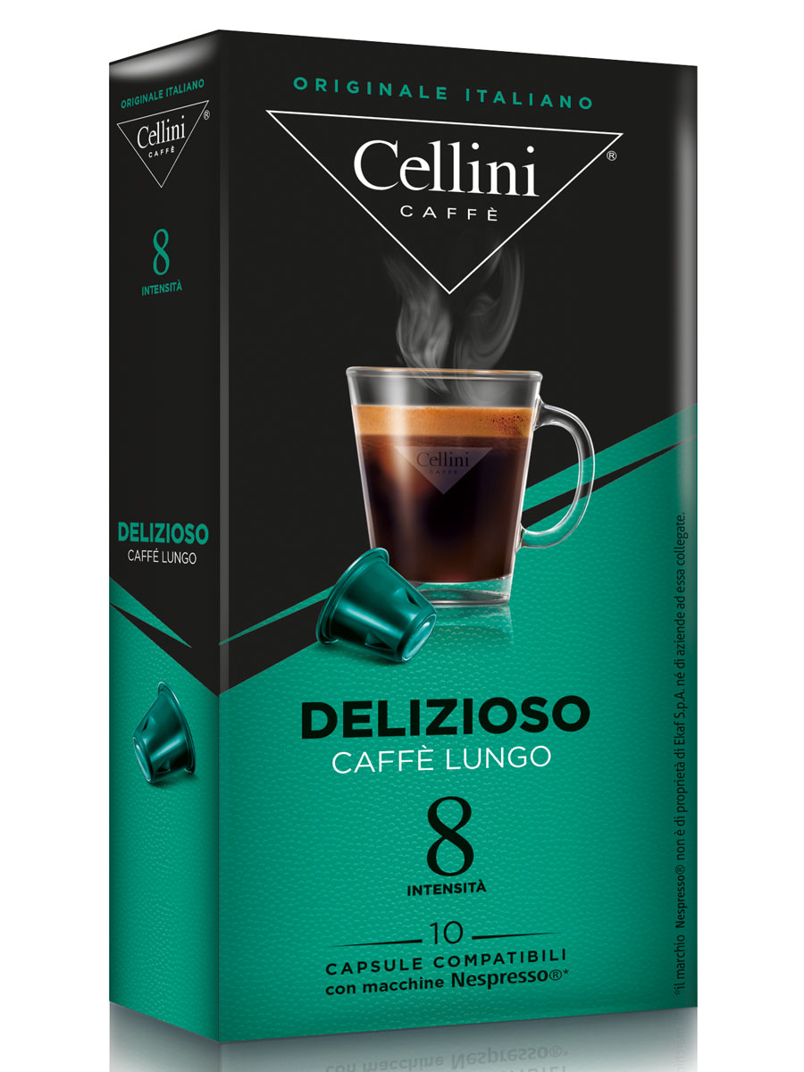 фото Кофе в капсулах cellini delizioso для кофемашин nespresso 10 шт