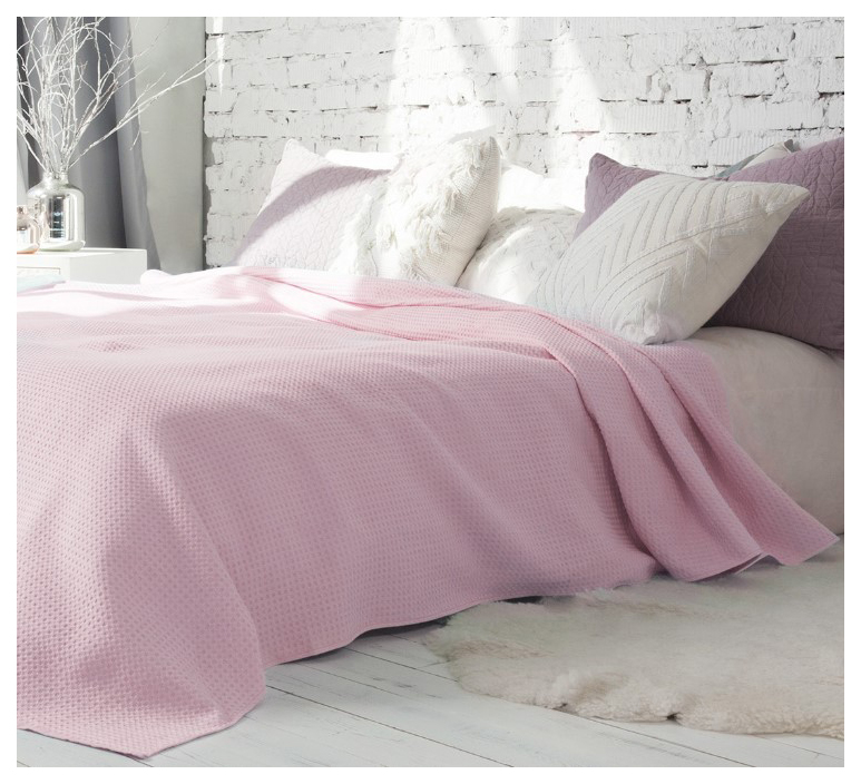 

Покрывало Dome Ribbed dakke 220x200 Розовое