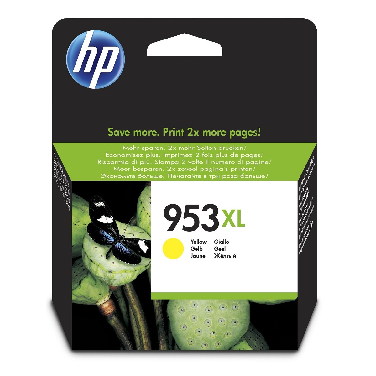 

Картридж для струйного принтера HP 953XL (F6U18AE) желтый, оригинал, F6U18AE