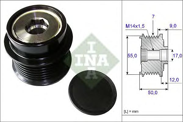 

Шкив генератора Ina 535019810