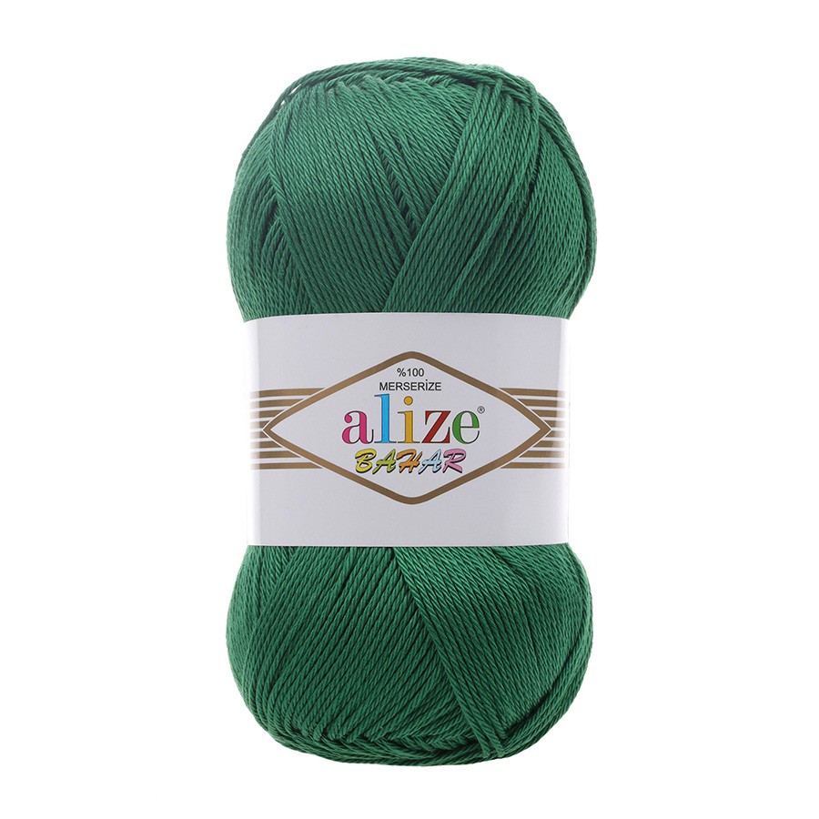 

Пряжа Alize Bahar 5 шт. по 100 г 260 м цвет 118 зеленая трава