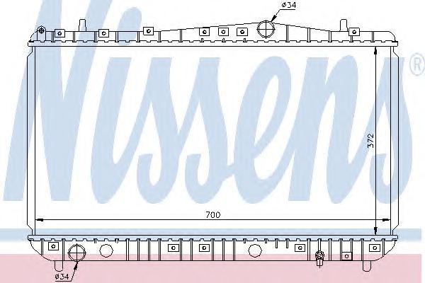 

Радиатор Nissens 61633