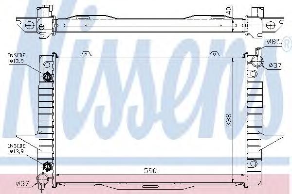 

Радиатор Nissens 65548A