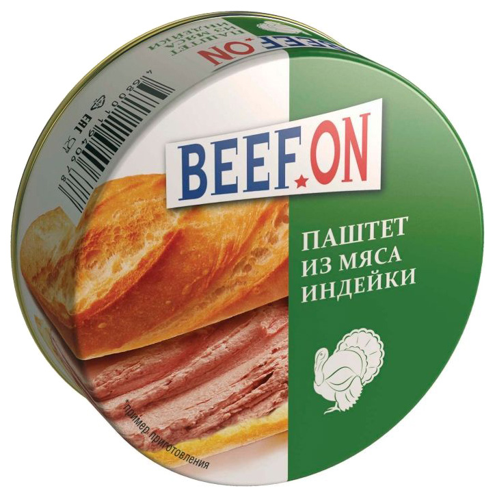 

Паштет Beef.On из мяса индейки 70 г