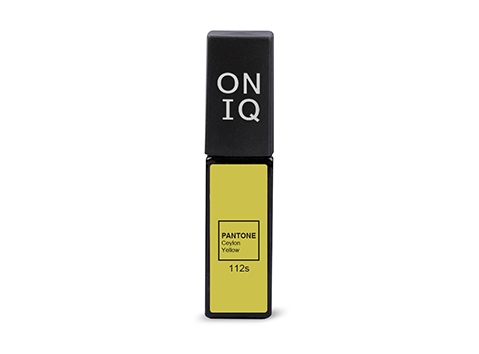 

Гель-лак Oniq 112 PANTONE: Ceylon Yellow, 6 мл