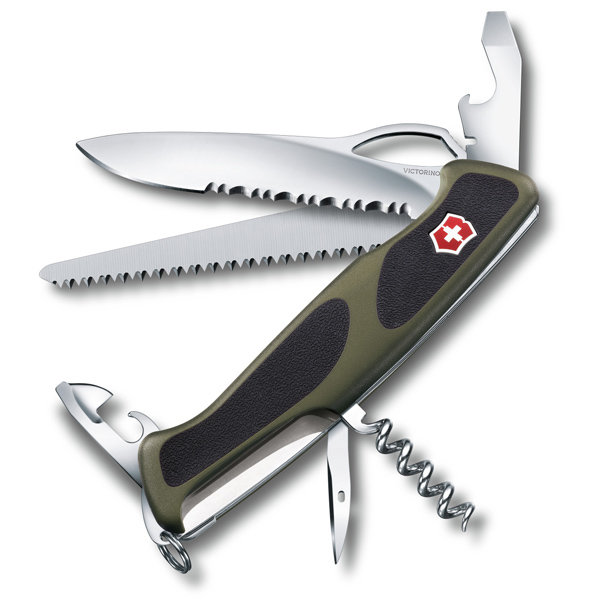 фото Мультитул victorinox rangergrip 179 0.9563.mwc4 130 мм зеленый, 12 функций