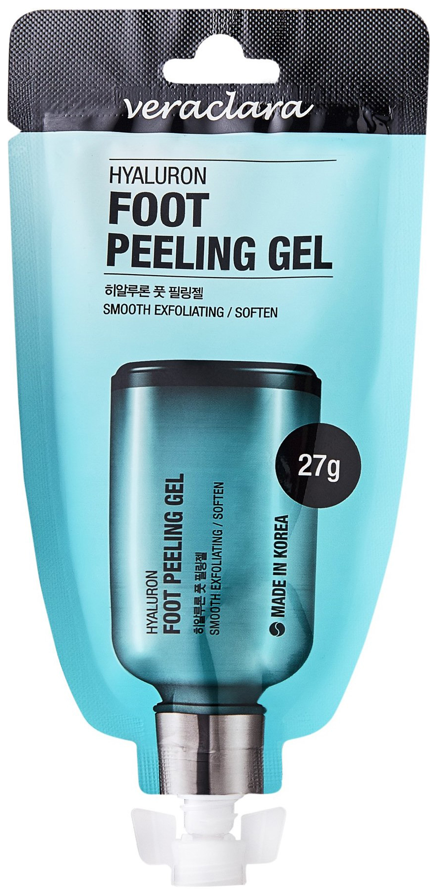 фото Скраб для лица veraclara hyaluron peeling gel 27 г