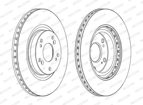 фото Тормозной диск ferodo ddf1596c
