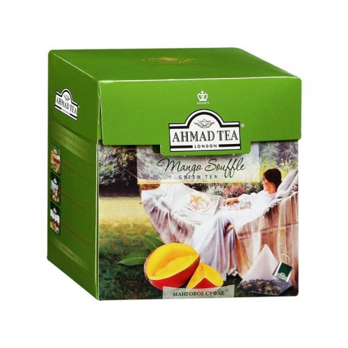 Чай зеленый Ahmad Tea манговое суфле 20 пакетиков