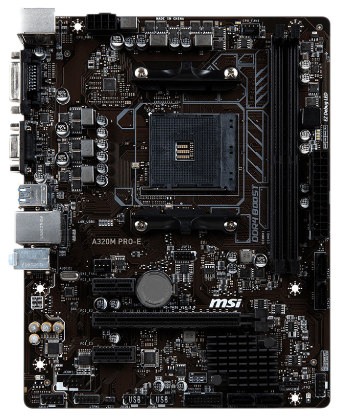 

Материнская плата MSI A320M PRO-E, A320M PRO-E