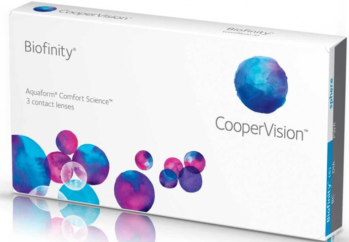 

Контактные линзы Biofinity 3 линзы -9,00, Biofinity 3 линзы
