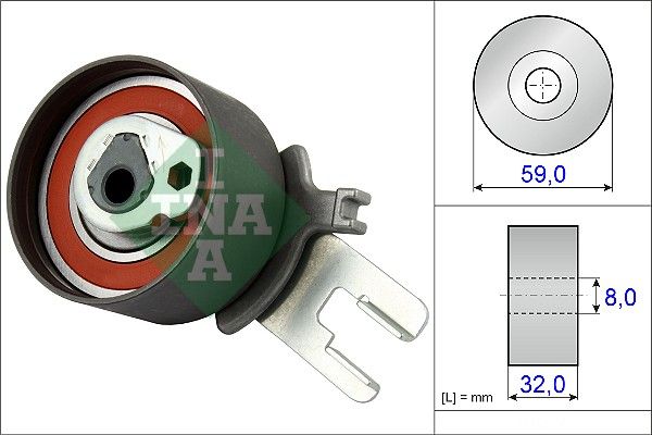 

Натяжной ролик Ina 531085910