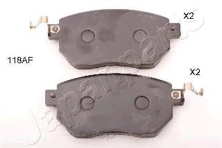 

Тормозные колодки Japanparts передние PA118AF