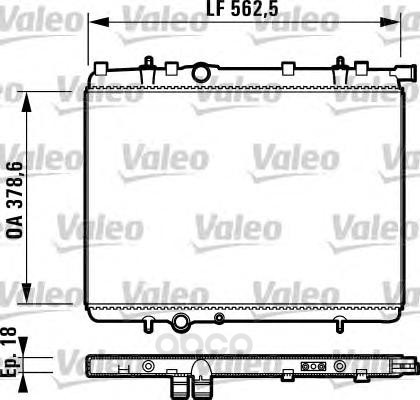 

Радиатор охлаждения двигателя Valeo 732904