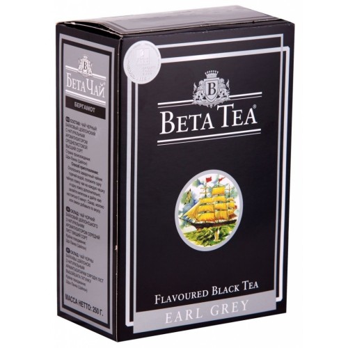 фото Чай черный листовой beta tea бергамот 100 г