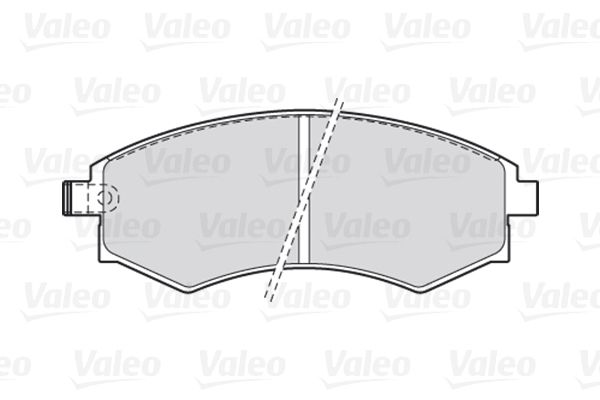 фото Комплект тормозных дисковых колодок valeo 301574