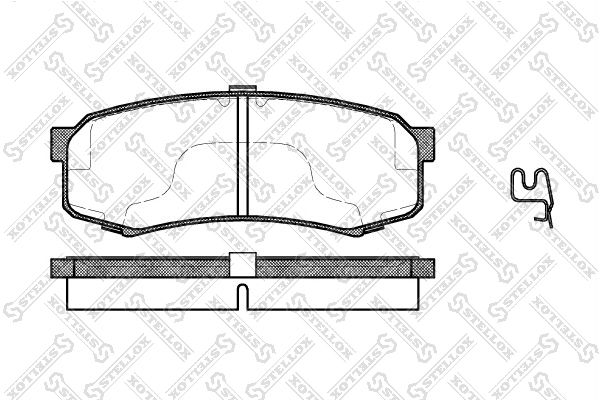 

Тормозные колодки Stellox дисковые 424004BSX