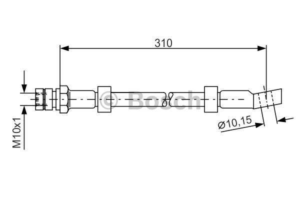 фото Шланг тормозной системы bosch 1 987 476 464
