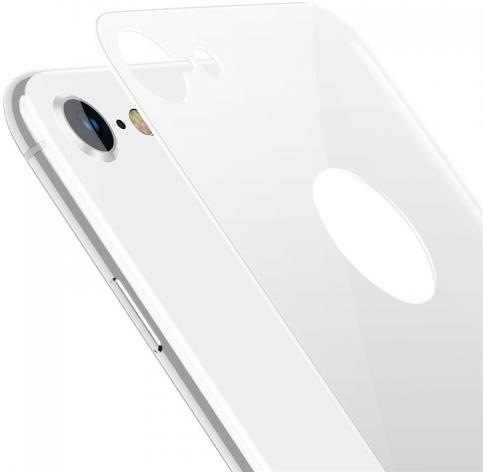 

Защитное стекло Baseus для Apple iPhone 8 Silver, Tempered Back Glass