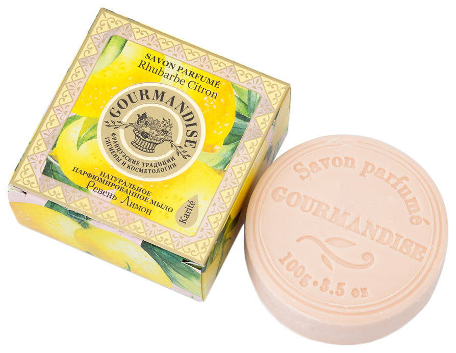 Косметическое мыло Gourmandise Ревень Лимон 100 г