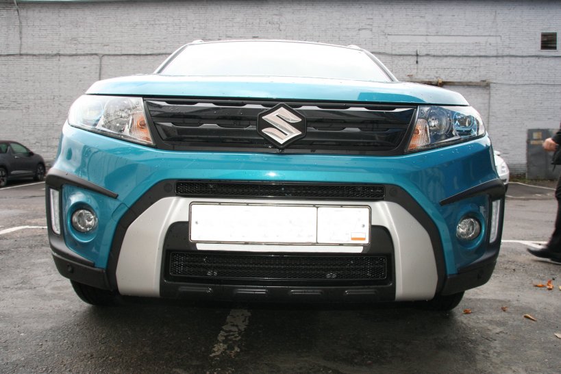 фото Сетка на бампер внешняя arbori для suzukivitara 2015, 2 шт., черная, 15 мм