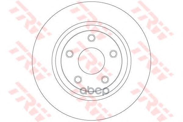 фото Тормозной диск trw/lucas df6492