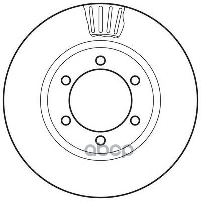 фото Тормозной диск jurid 562743jc