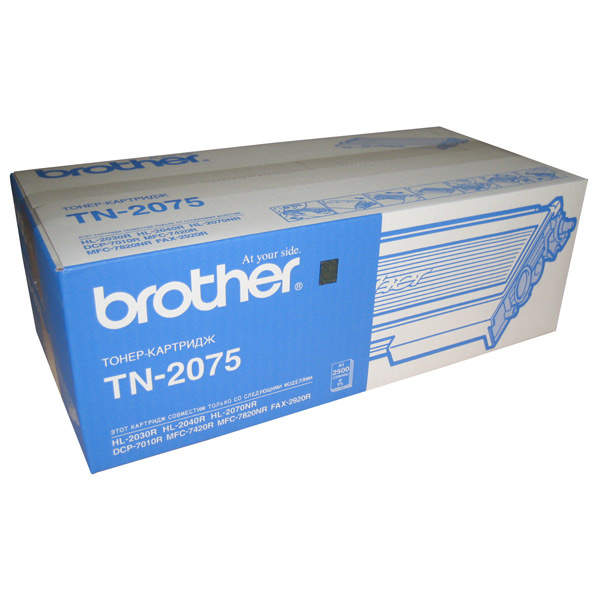 Картридж для лазерного принтера Brother TN-2075, черный, оригинал