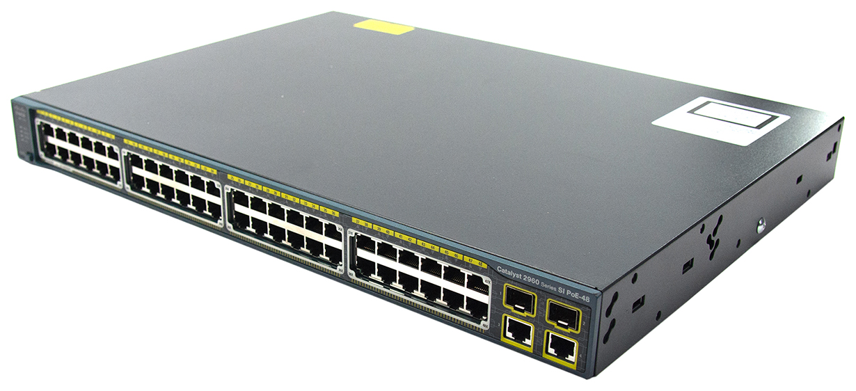 

Коммутатор Cisco 2960 Plus WS-C2960+48PST-S Black, WS-C2960