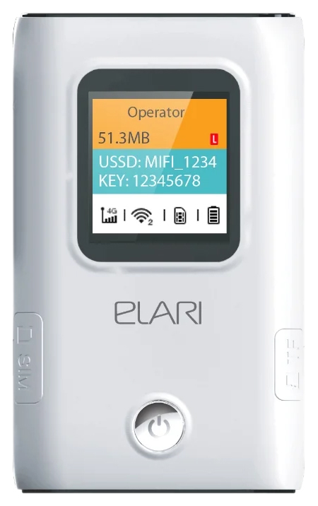 

Мобильный роутер ELARI Smart Wi-Fi White, Белый, Smart Wi-Fi