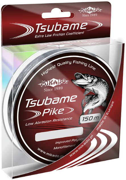 

Леска монофильная Mikado Tsubame Pike 0,16 мм, 150 м, 4,4 кг, black, Черный, Tsubame Pike