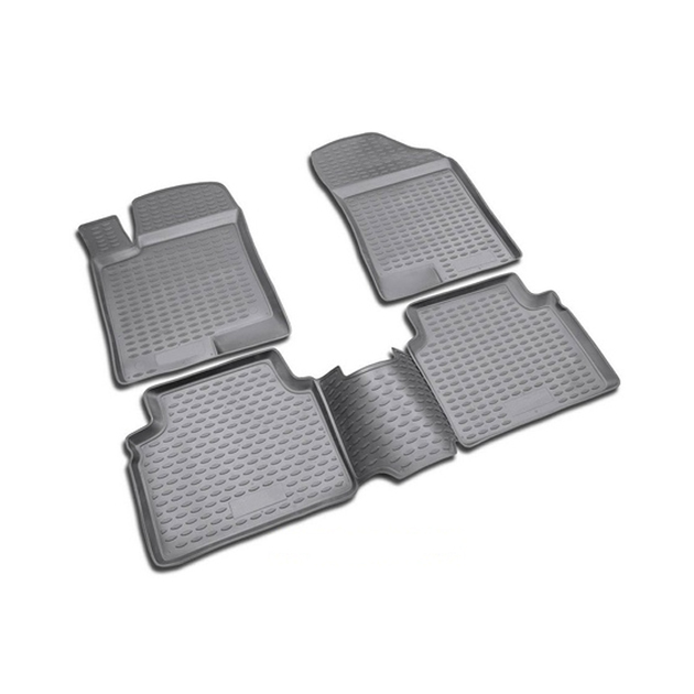 

Коврики в салон Element для SSANGYONG Rexton 2001-2006, 4 шт. полиуретан, серые