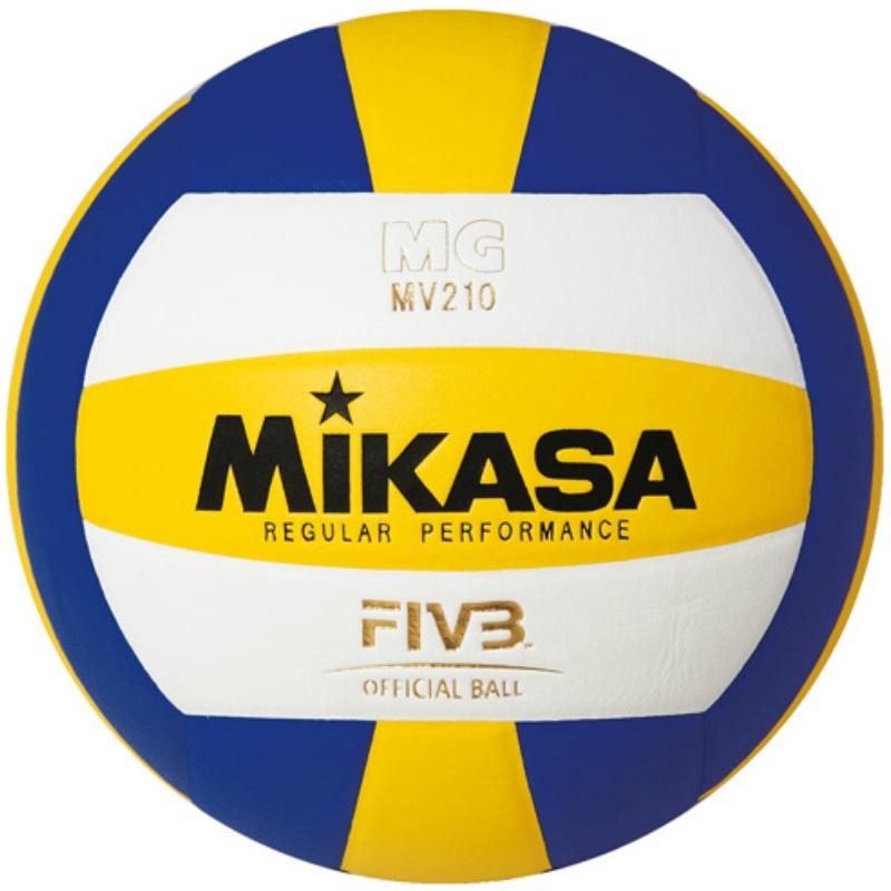 фото Волейбольный мяч mikasa mv210 №5 blue/yellow