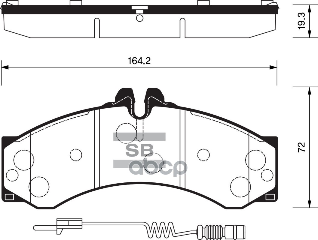 фото Колодки тормозные sangsin sp1277 sangsin brake