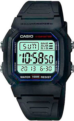 Наручные часы электронные мужские Casio Collection W-800H-1A